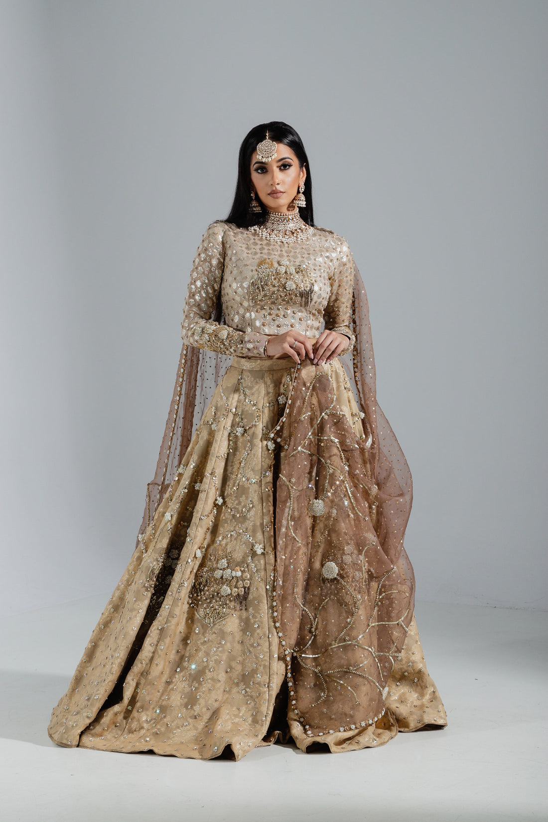 Melisara Lehenga in Organza